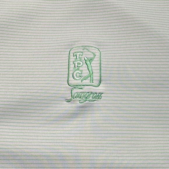 PETER MILLAR Summer Comfort Golf Polo Mens Extra Large TPC Sawgrass Green XL - Picture 2 of 12